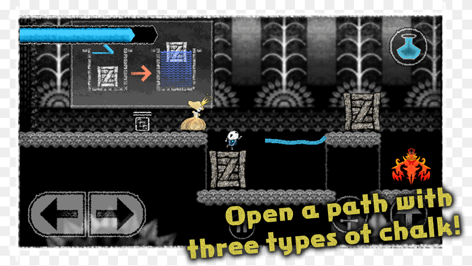 Open A Path With Three Types Of Chalk Pc Game Png
