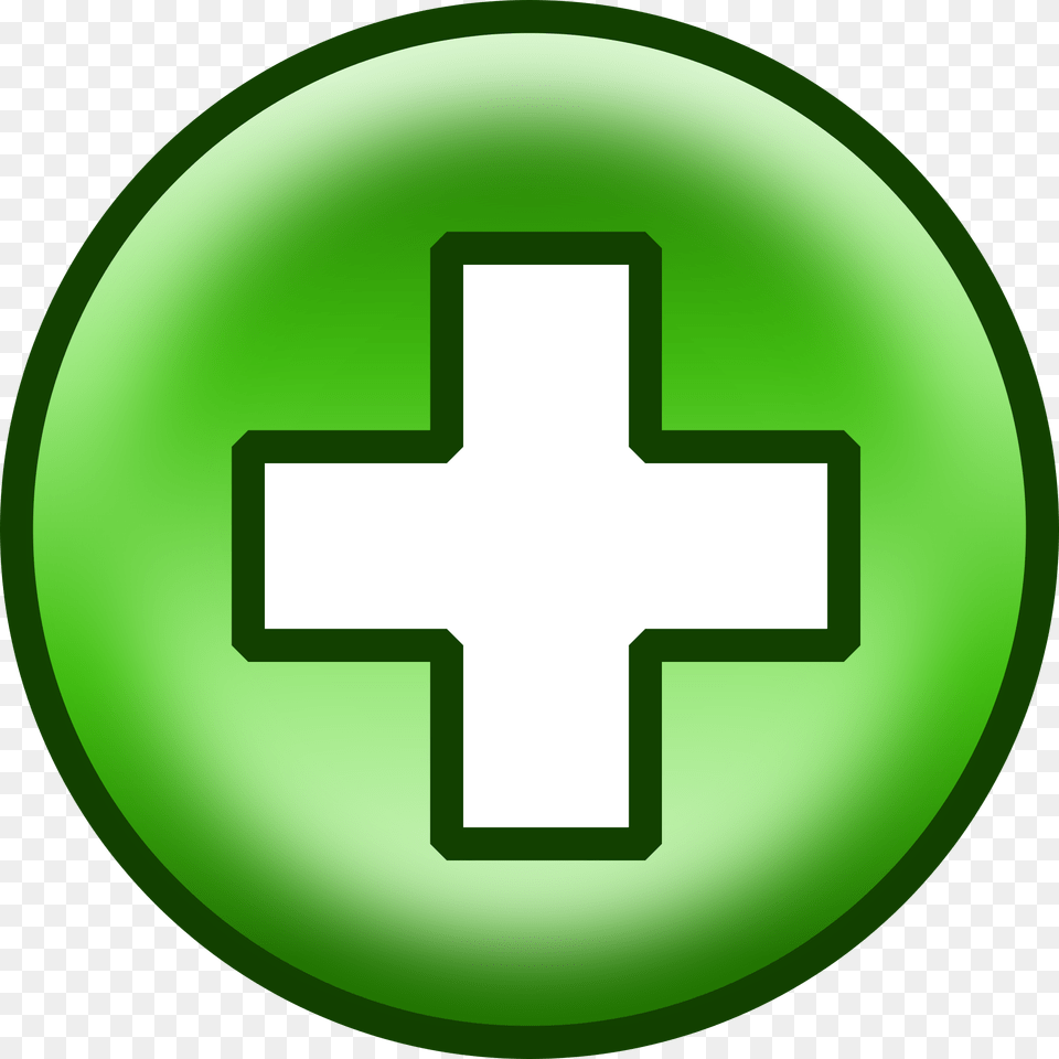 Open Add Button Images, Green, Symbol, Cross, First Aid Free Png