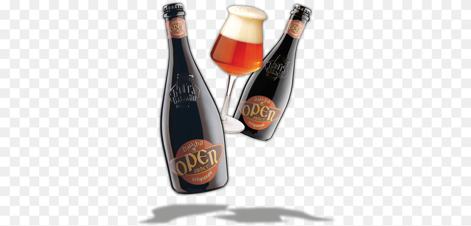 Open Amber Open Baladin, Alcohol, Beer, Beverage, Bottle Png Image