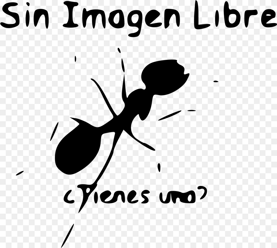 Open Ant, Gray Free Transparent Png