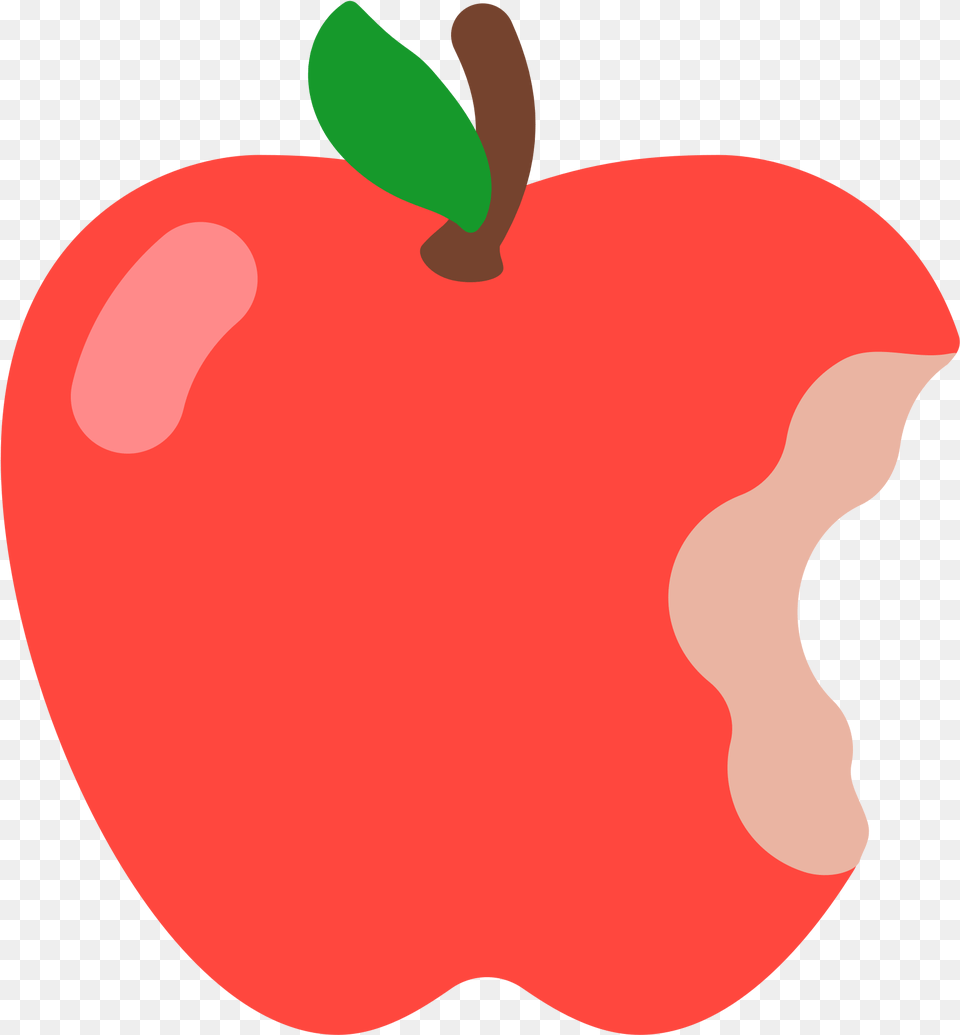 Open Apple Emoji Food, Fruit, Plant, Produce Free Transparent Png