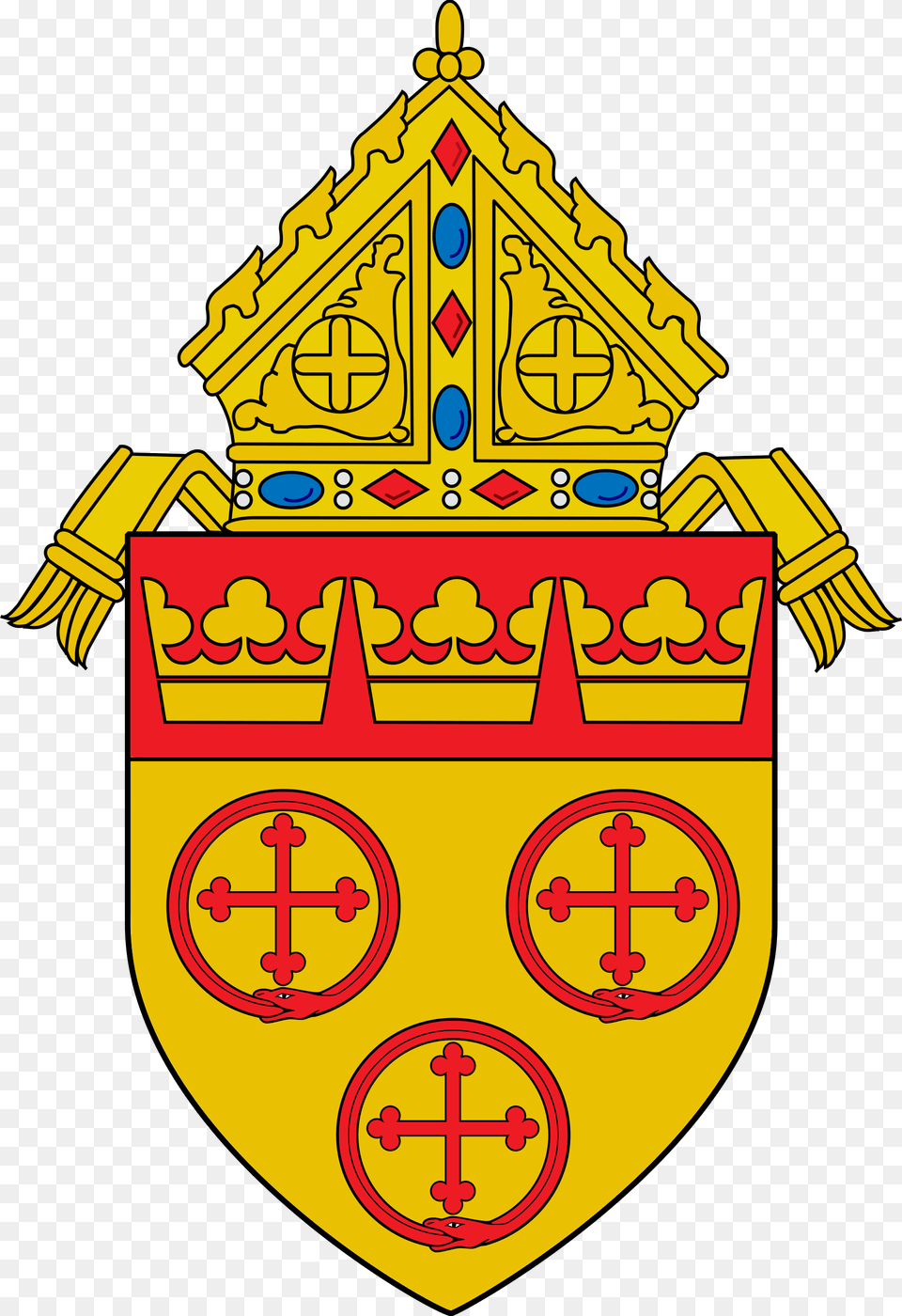 Open Archdiocese Of New Orleans Logo, Armor, Symbol, Dynamite, Shield Png