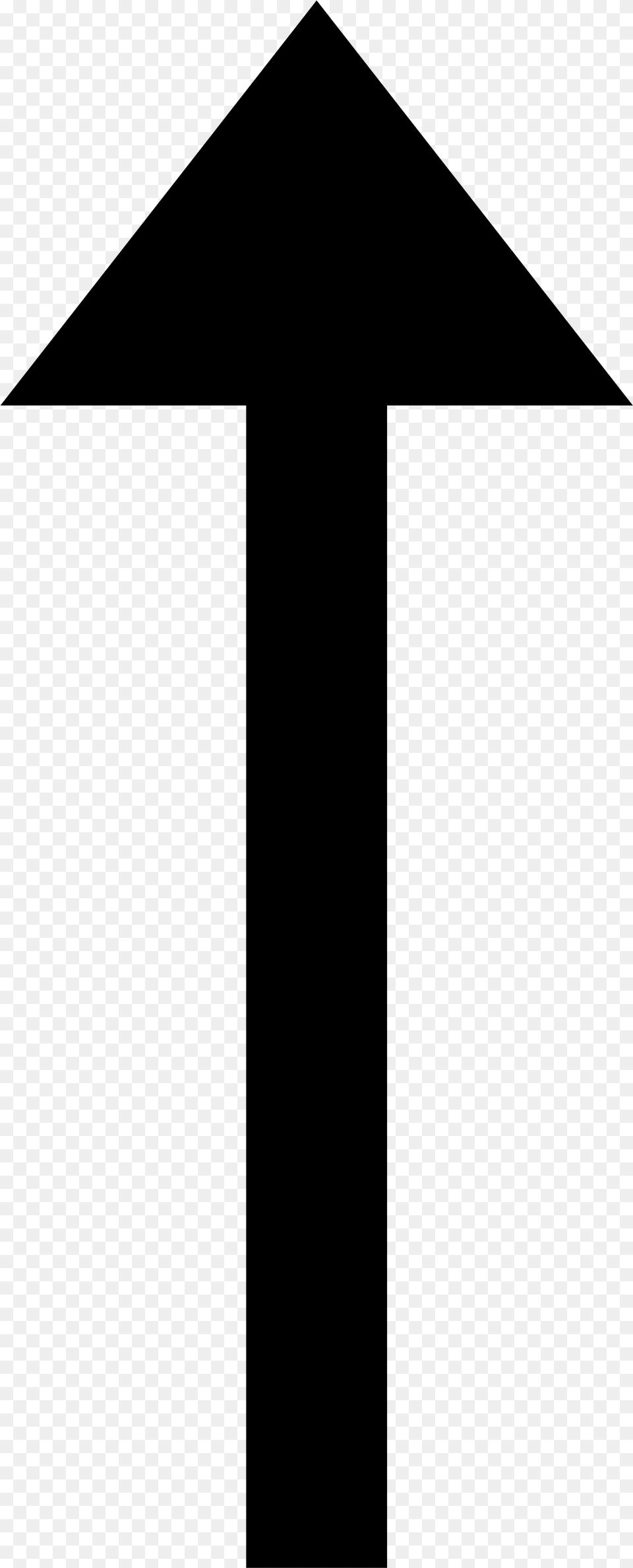 Open Arrow Up Black, Gray Free Png Download