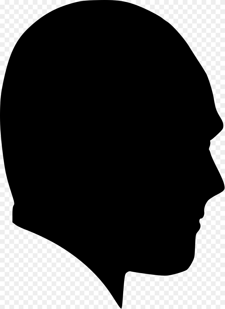 Open Ataturk Silhouette, Gray Free Transparent Png