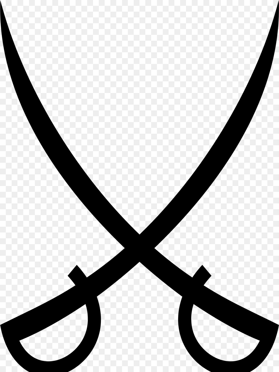 Open Battle Symbol, Gray Png Image