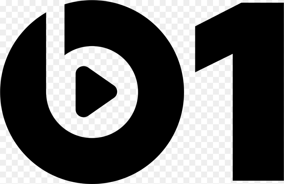 Open Beats 1 Radio Logo, Gray Png Image