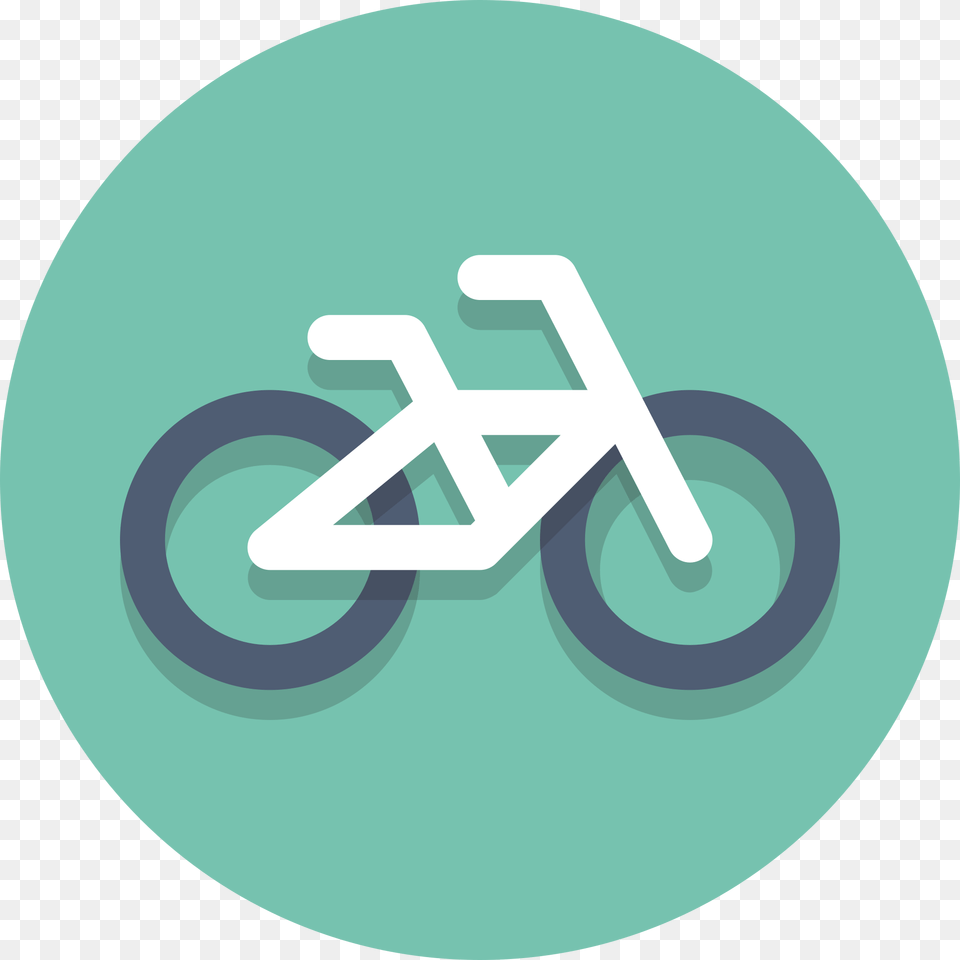 Open Bike Circle Icon, Symbol, Disk, Sign Png