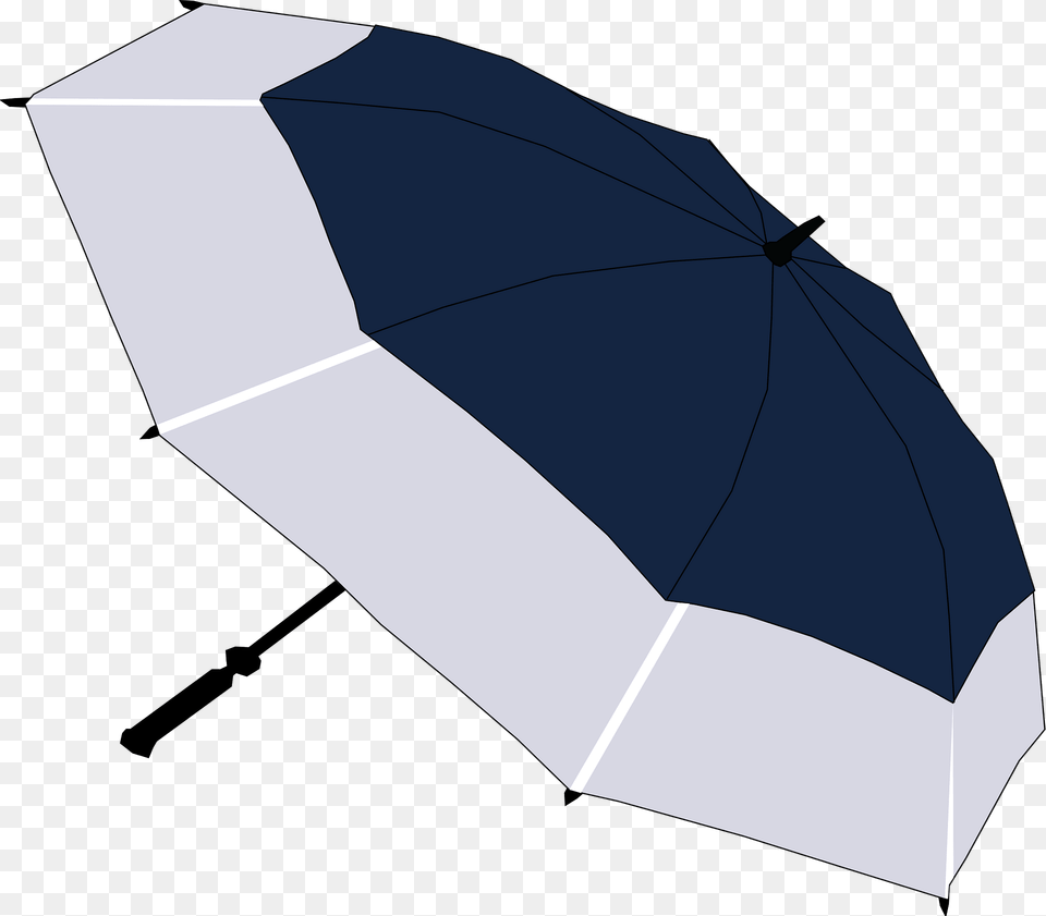 Open Blue And Gray Umbrella Clipart, Canopy Free Png