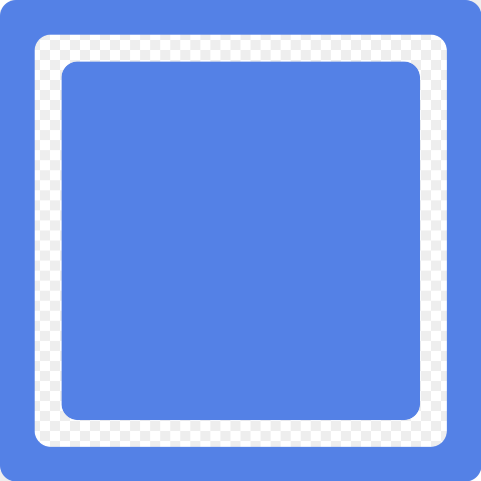 Open Blue Checkbox Icon Unchecked, Computer Hardware, Electronics, Hardware, Screen Png Image