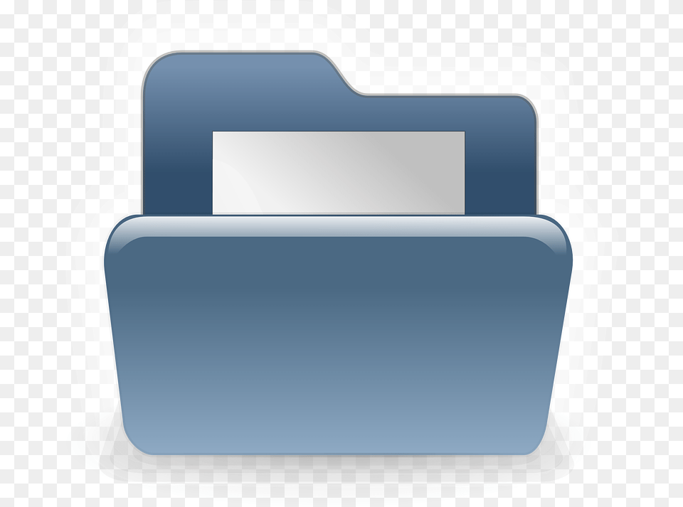 Open Blue Folder Svg Clip Arts Directory, File Binder, File Folder, File Free Transparent Png