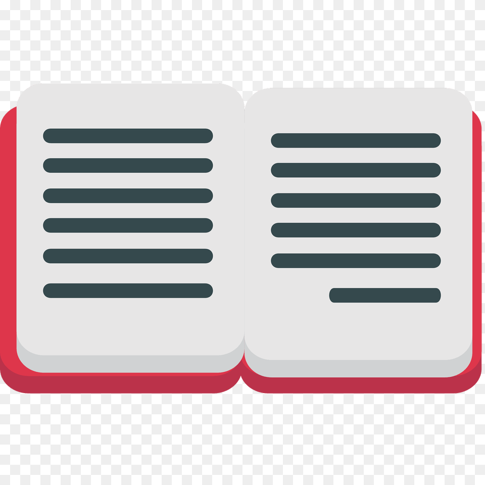 Open Book Emoji Clipart, Grille Png