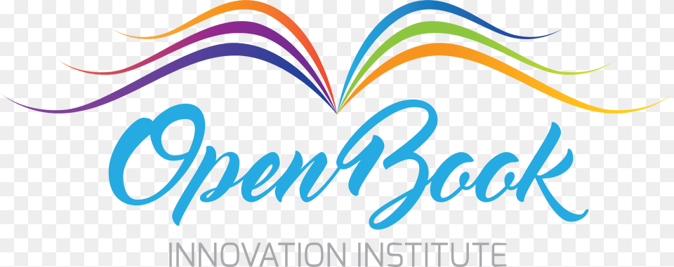 Open Book Innovation Institute Logo Graphic Design, Art, Graphics, Light, Text Png Image