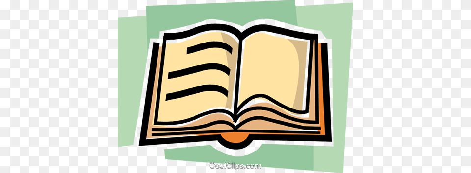 Open Book Royalty Vector Clip Art Illustration, Person, Publication, Reading Free Png Download