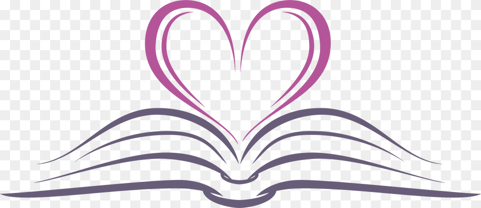 Open Book With Heart Open Book With Heart Clipart, Art, Graphics, Logo, Person Free Png Download