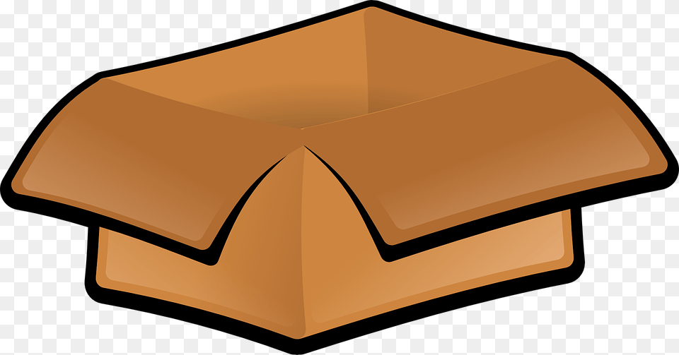 Open Box, Cardboard, Crib, Furniture, Infant Bed Free Png