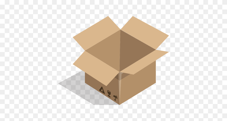 Open Box With Package Signs, Cardboard, Carton, Package Delivery, Person Free Transparent Png