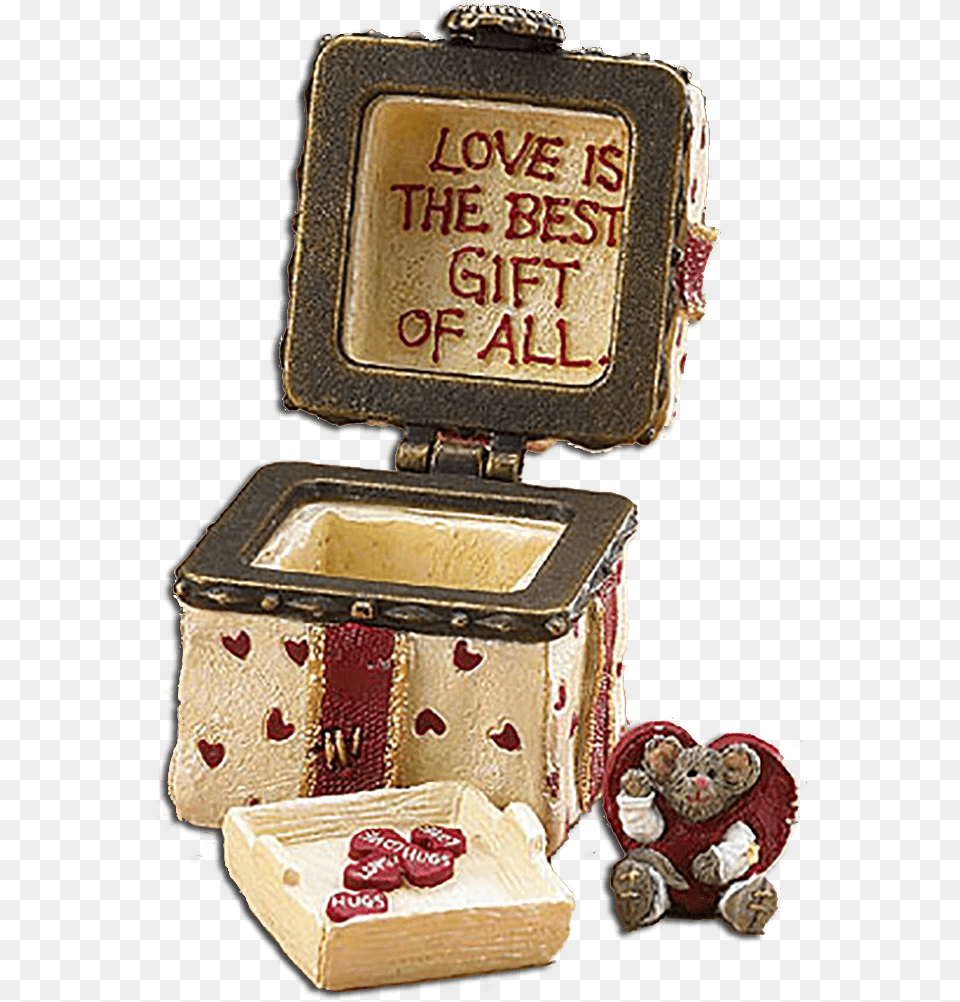 Open Boyds Uncle Beans Treasure Box Valentino Present Box, Accessories Png