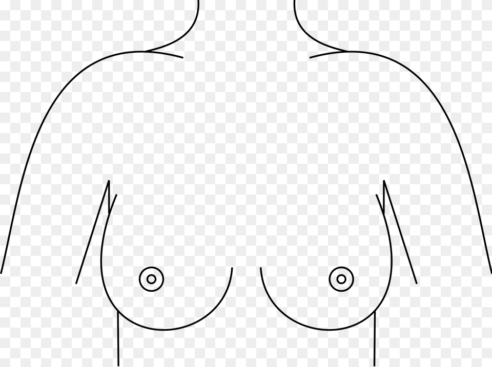 Open Breast, Gray Free Transparent Png