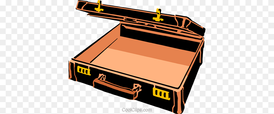 Open Briefcase Royalty Vector Clip Art Illustration, Bag Free Png Download