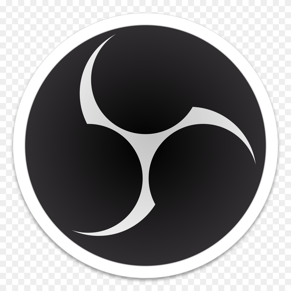 Open Broadcaster Software Logo, Symbol, Astronomy, Moon, Nature Free Png