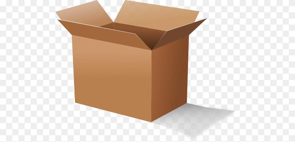 Open Cardboard Box Clip Art At Clker Caja De Carton, Package, Package Delivery, Person, Mailbox Png