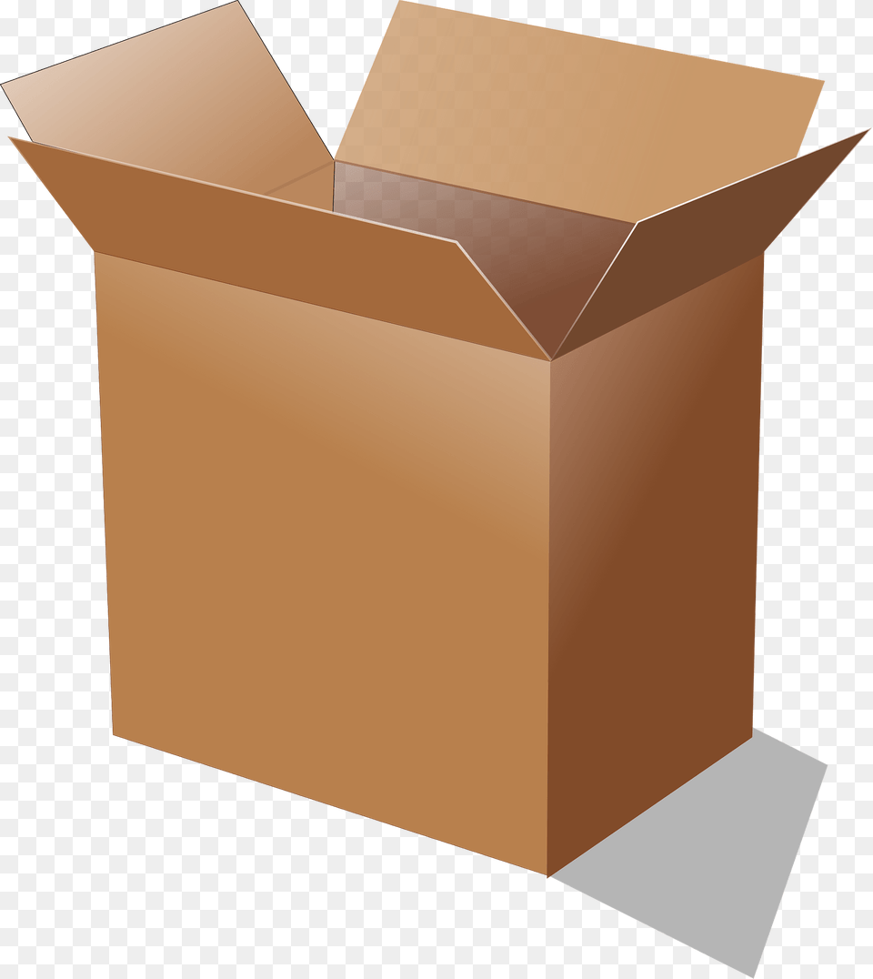 Open Cardboard Box Clipart, Carton, Mailbox, Package, Package Delivery Free Png Download