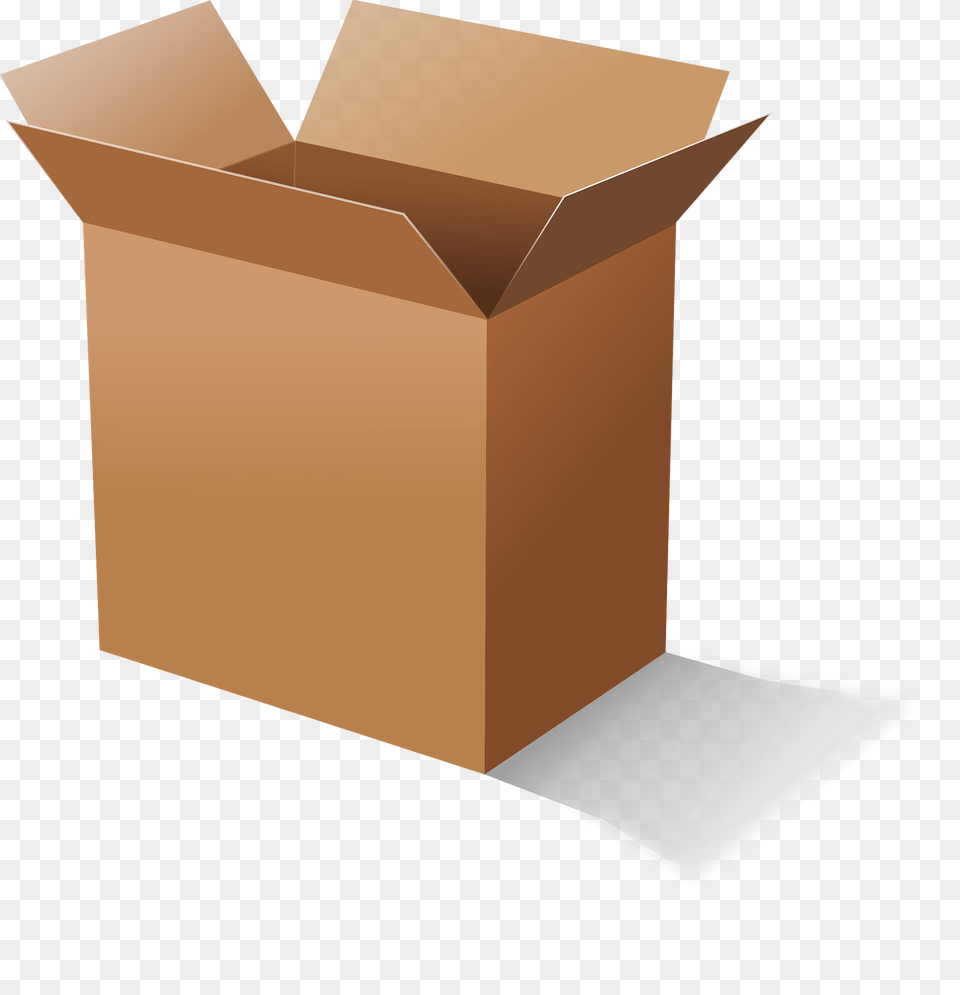 Open Cardboard Box Clipart, Carton, Mailbox, Package, Package Delivery Free Png Download