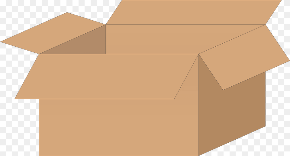 Open Cardboard Box Clipart, Carton, Package, Package Delivery, Person Free Png