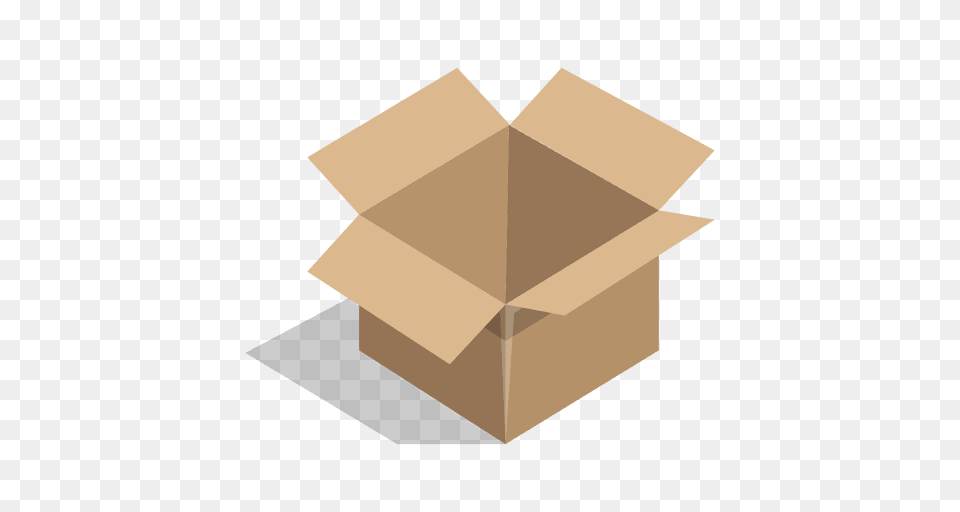 Open Cardboard Box Icon, Carton, Package, Package Delivery, Person Free Png Download