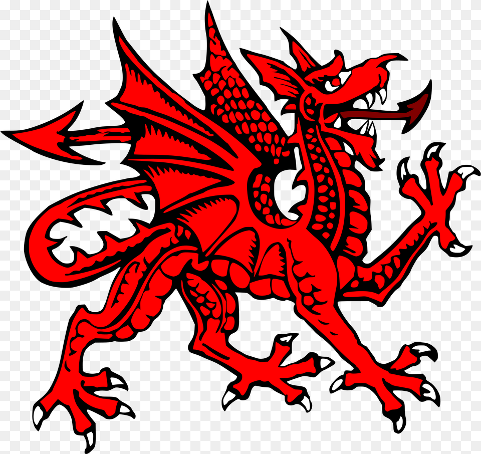 Open Celtic Red Dragon, Animal, Dinosaur, Reptile Png Image
