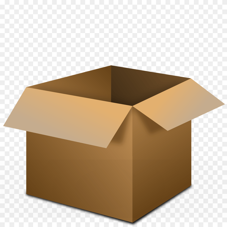 Open Clip Art, Box, Cardboard, Carton, Package Free Png