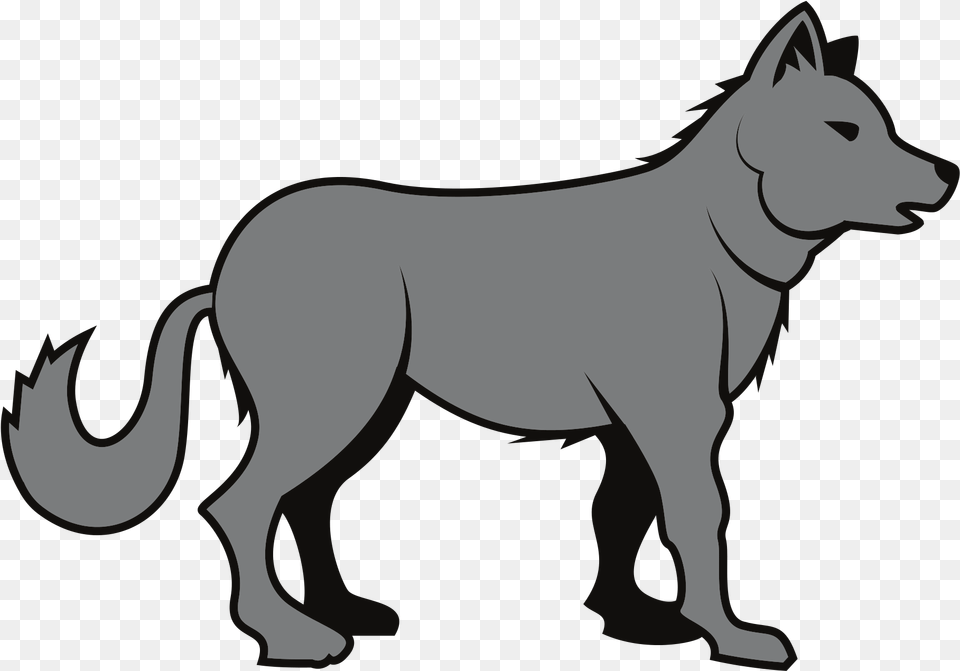 Open Clip Art Wolf, Animal, Canine, Dog, Mammal Free Transparent Png