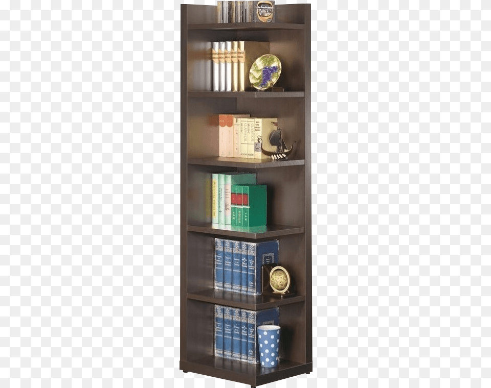 Open Corner Bookshelf, Furniture, Bookcase, Shelf Png