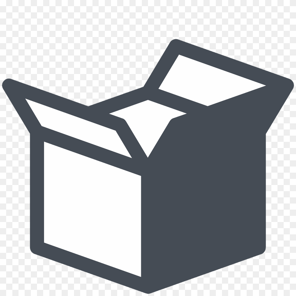 Open Delivered Box Icon, Cardboard, Carton, Cross, Symbol Png