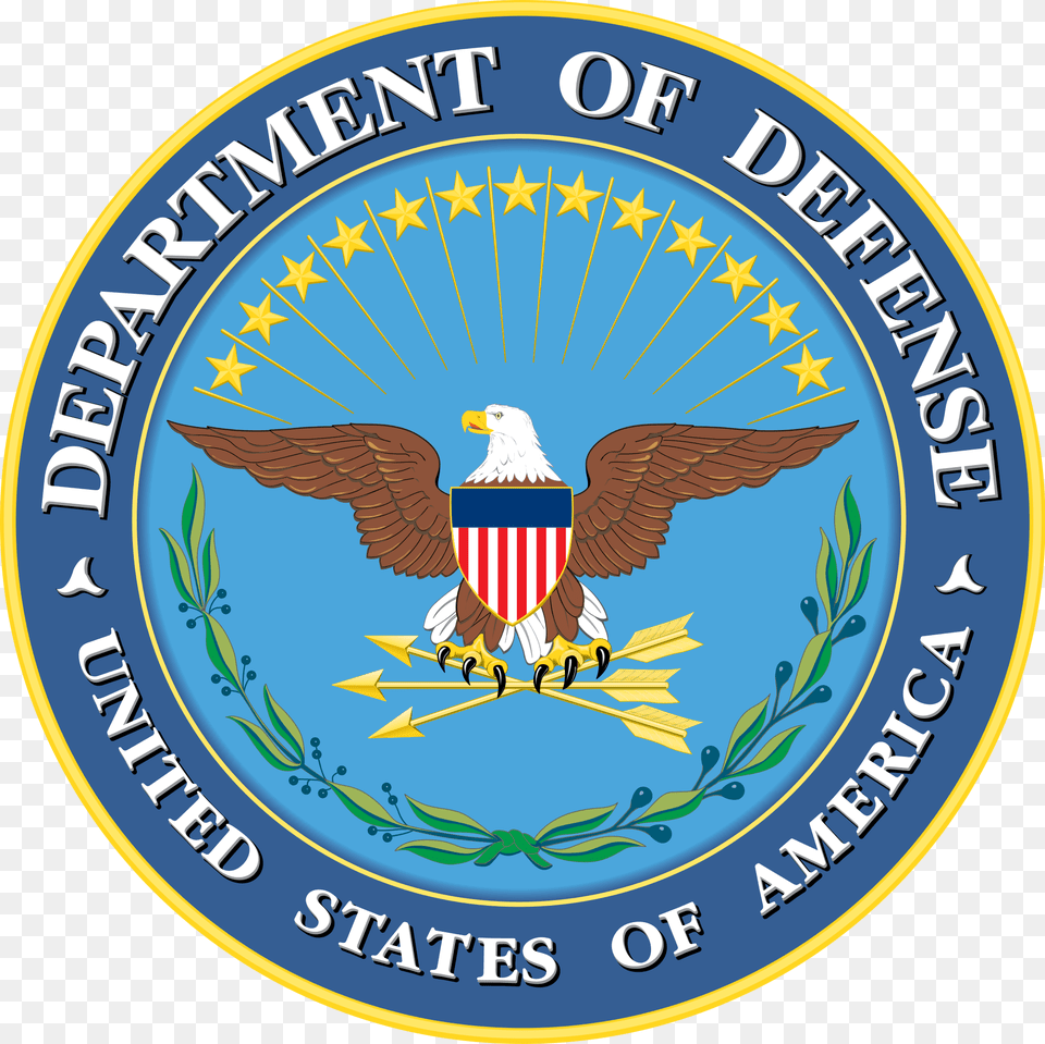 Open Department Of Defense Logo, Emblem, Symbol, Badge, Animal Png
