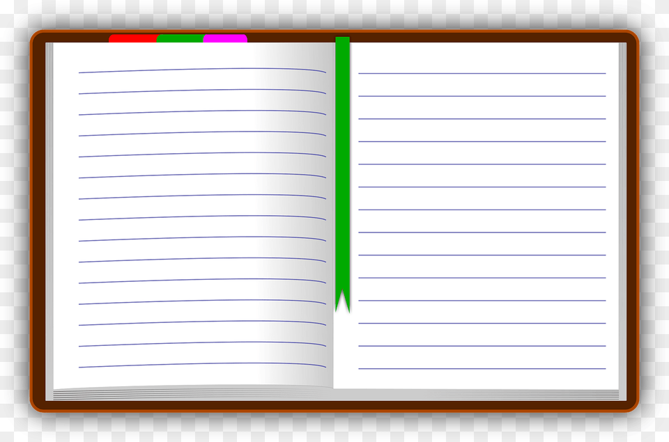 Open Diary Clipart, Page, Text Png