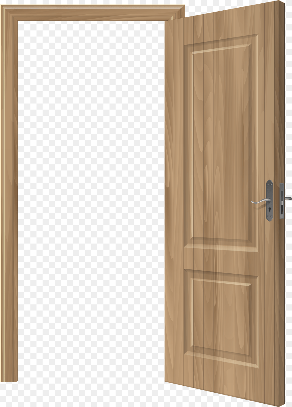 Open Door Clipart, Wood, Architecture, Building, Housing Free Png