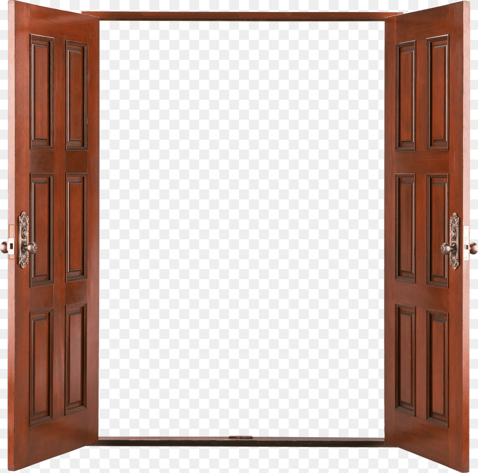 Open Door Open Wooden Door, Cabinet, Furniture Free Png