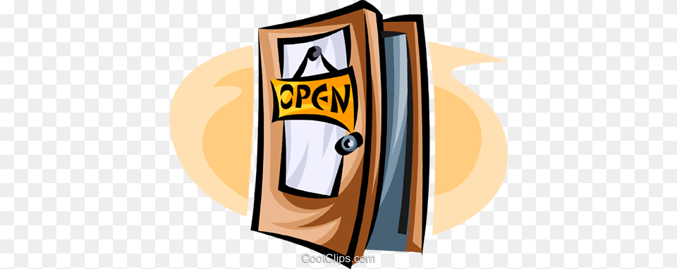 Open Door Royalty Vector Clip Art Illustration, Armor Png