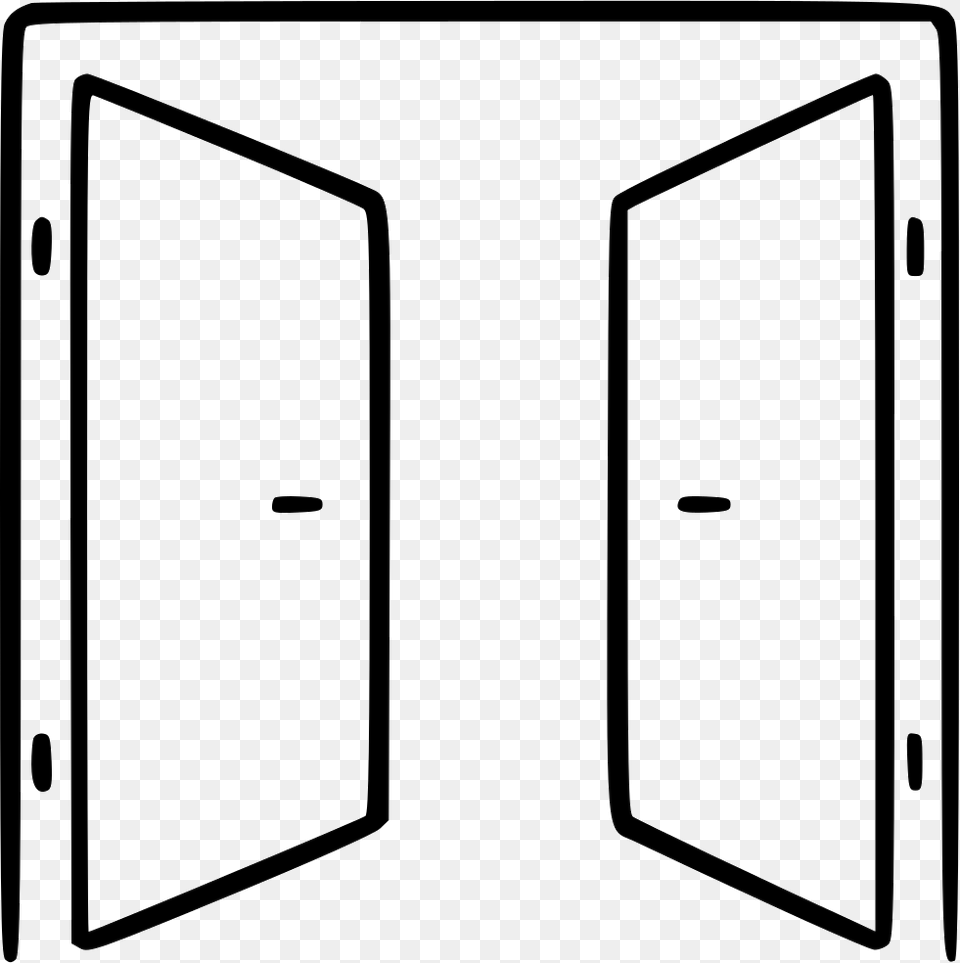 Open Doors Outdoors Furniture Gate Entrance Comments Open Doors Icon, Door, Hockey, Ice Hockey, Ice Hockey Puck Free Png Download