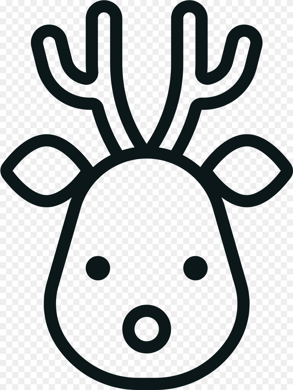 Open Drawing, Animal, Deer, Mammal, Wildlife Free Png Download