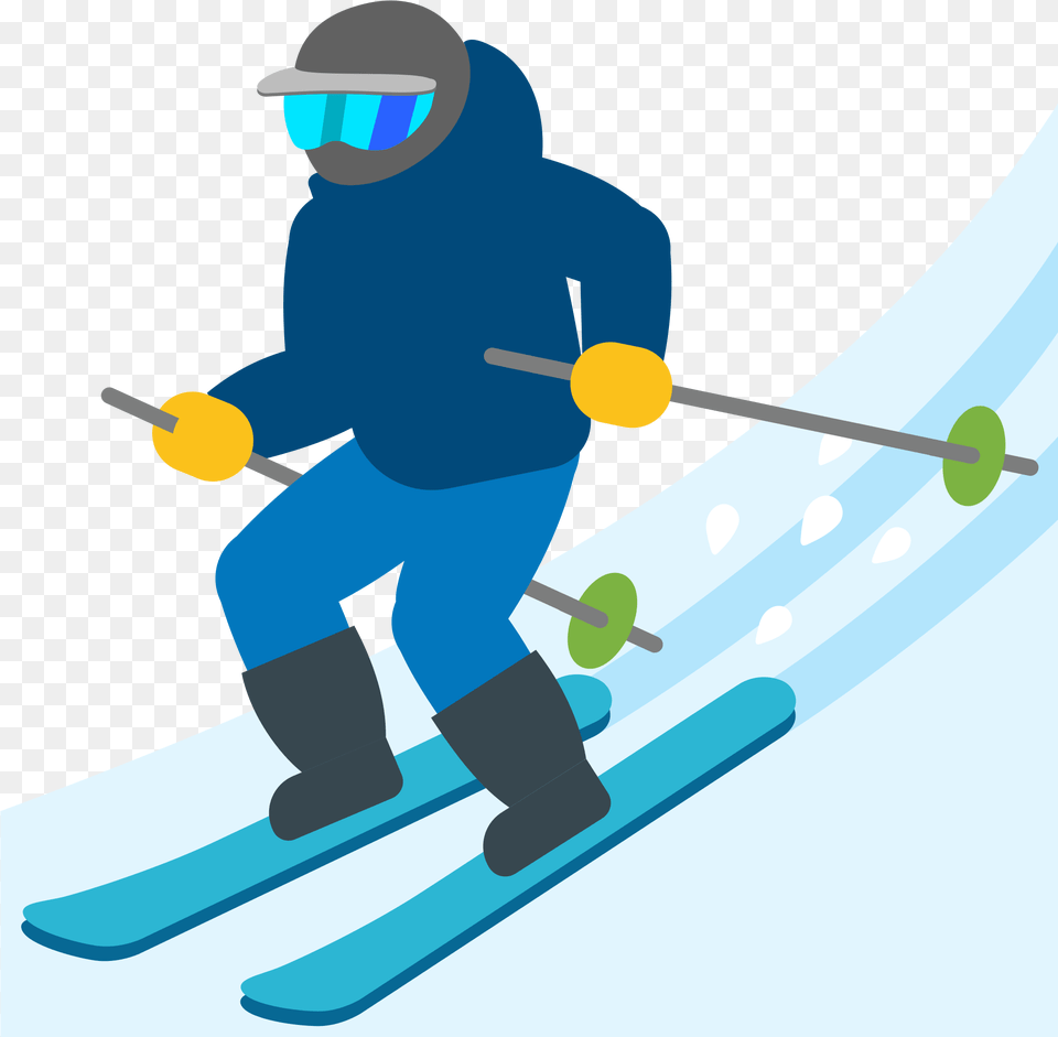 Open Emoji Esquiador, Outdoors, Nature, Snow, Skiing Free Transparent Png