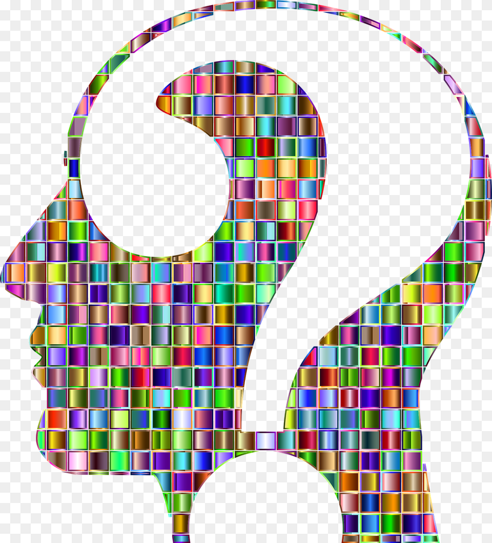 Open Ended Question Computer Icons Human Head Face Colorful Question Mark, Art, Collage, Dynamite, Weapon Free Png Download