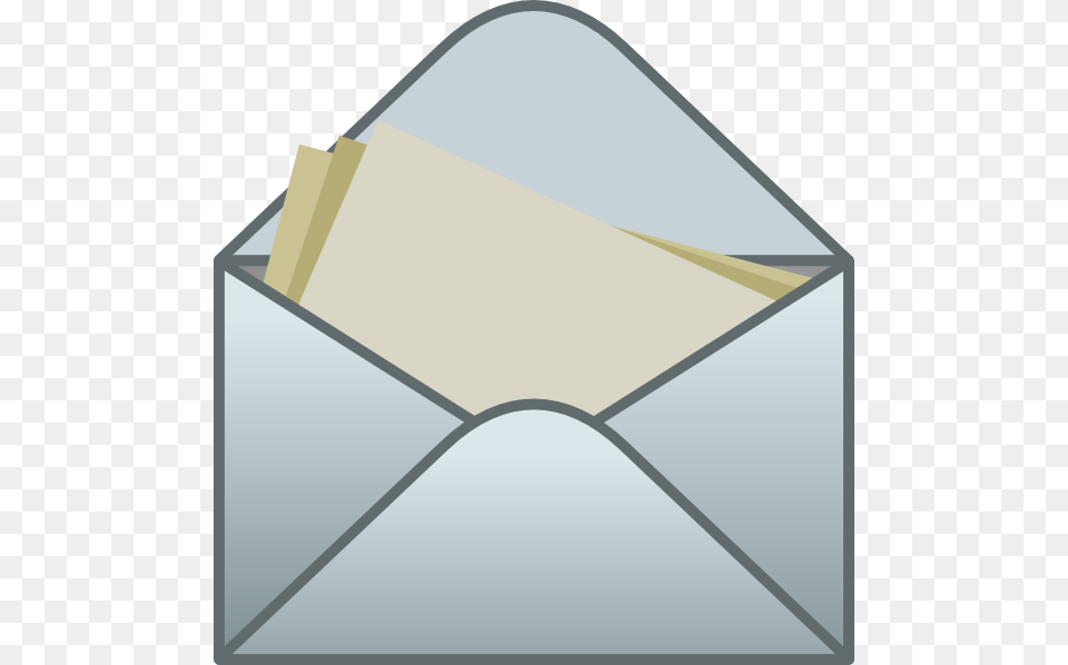 Open Envelope Cartoon, Mail Png