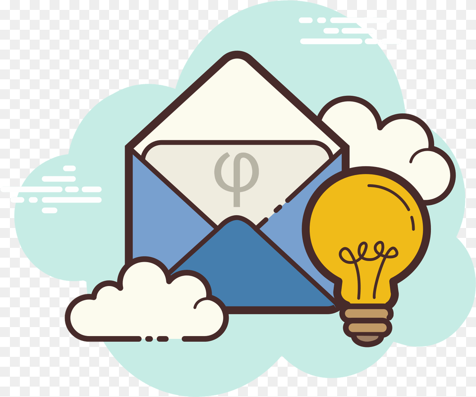 Open Envelope Idea Icon Envelope, Light, Plant, Device, Lawn Mower Free Png Download