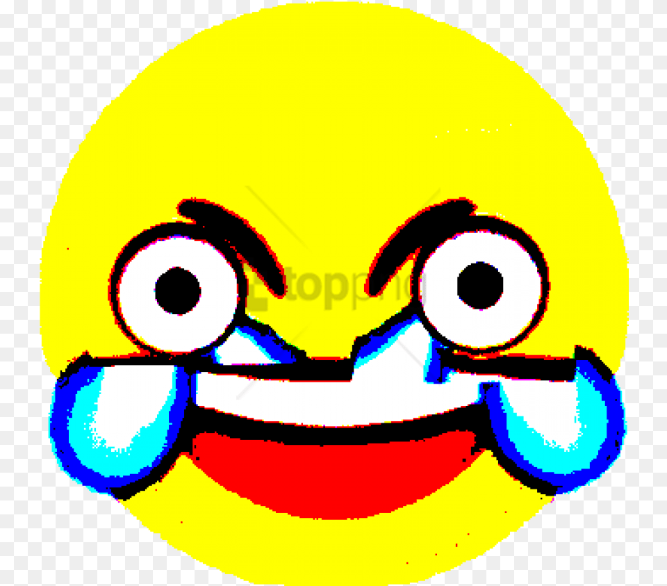 Open Eye Crying Laughing Emoji Deep Fried Laughing Emoji, Baby, Person Free Png Download