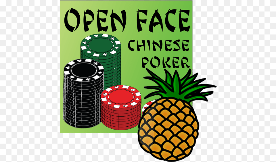 Open Face Chinese Poker By Corvid Apps Pineapple Open Origin Of Pineapple, Food, Fruit, Plant, Produce Free Png Download