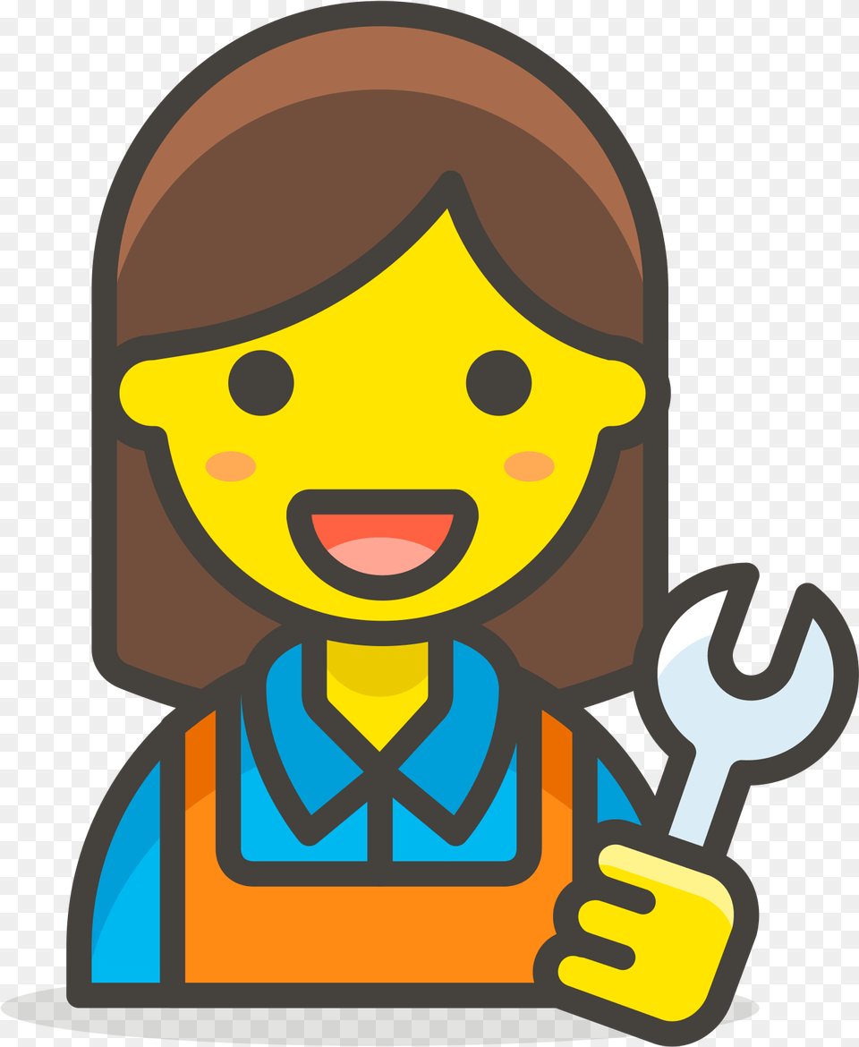 Open Female Office Worker Cartoon, Cutlery, Baby, Person, Spoon Png Image