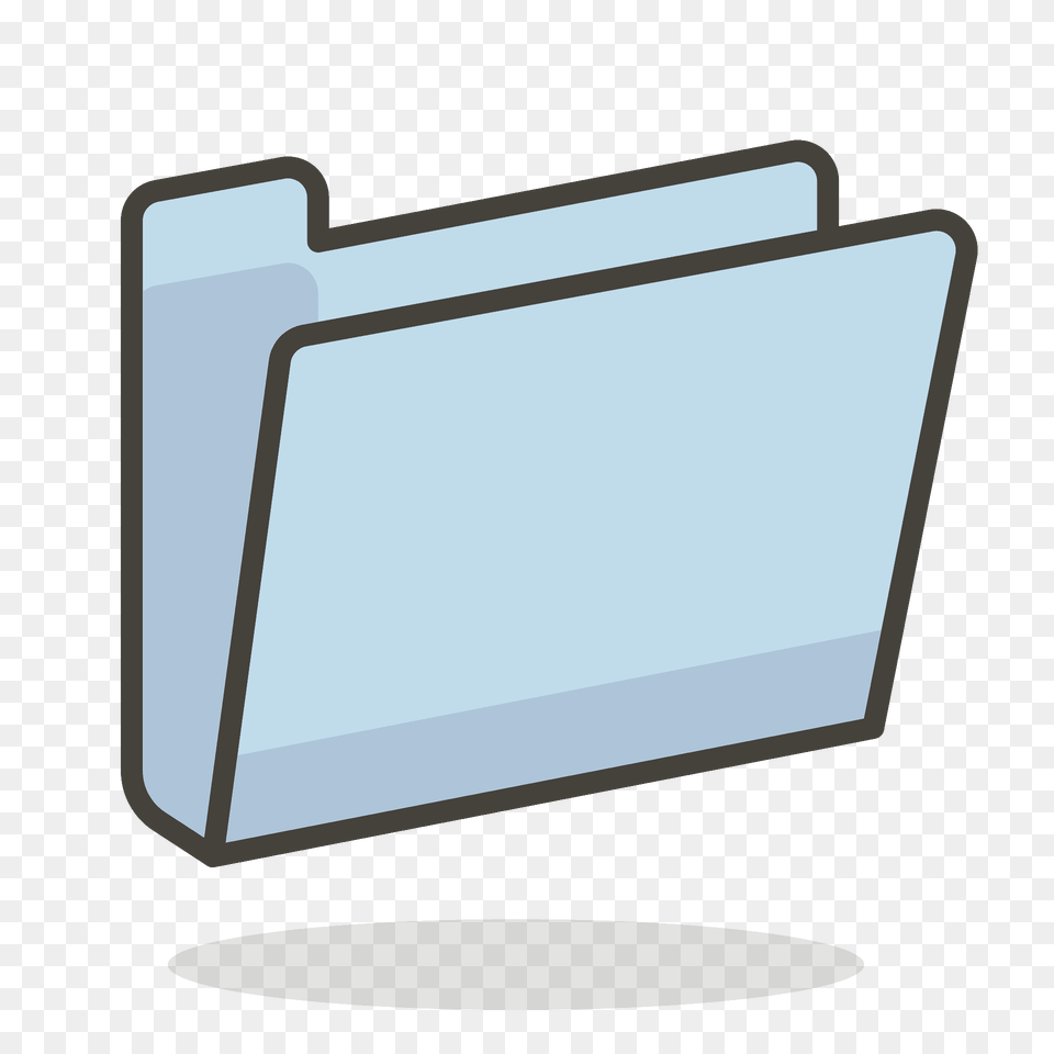 Open File Folder Emoji Clipart, File Binder, File Folder, Blackboard Free Transparent Png