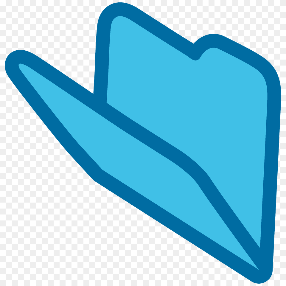 Open File Folder Emoji Clipart, Clothing, Cowboy Hat, Hat, Bow Free Transparent Png